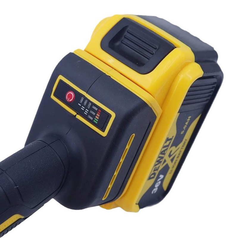 Dingwei powerful 18v 8A lithium battery brushless angle grinder